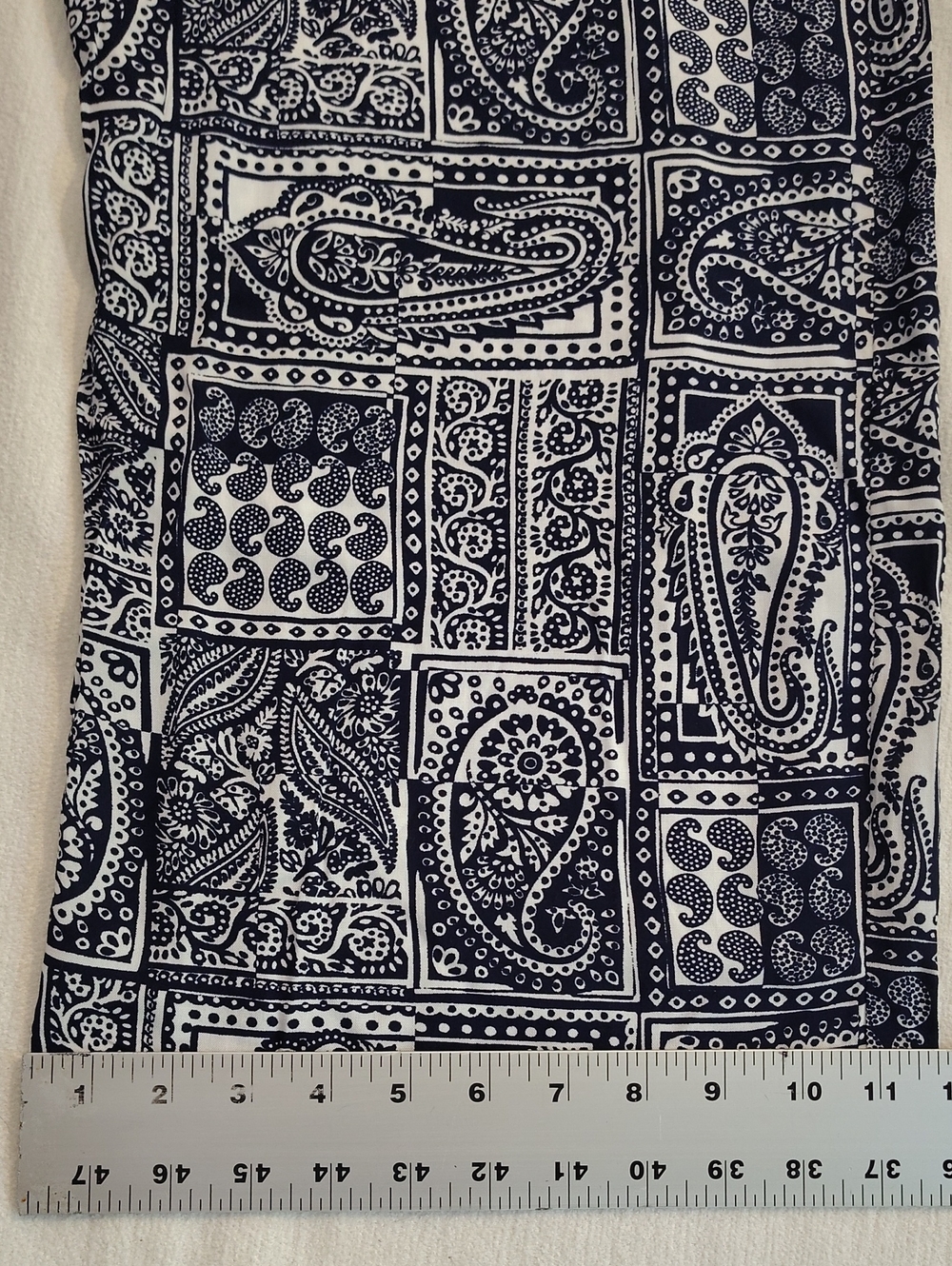 Asuwish Women's Paisley Print Wide-Leg Jumpsuit.Size L - Picture 13 of 14